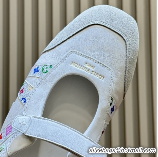 Pretty Style Louis Vuitton LV Sneakerina Mary Jane 1AJPFA White 2026