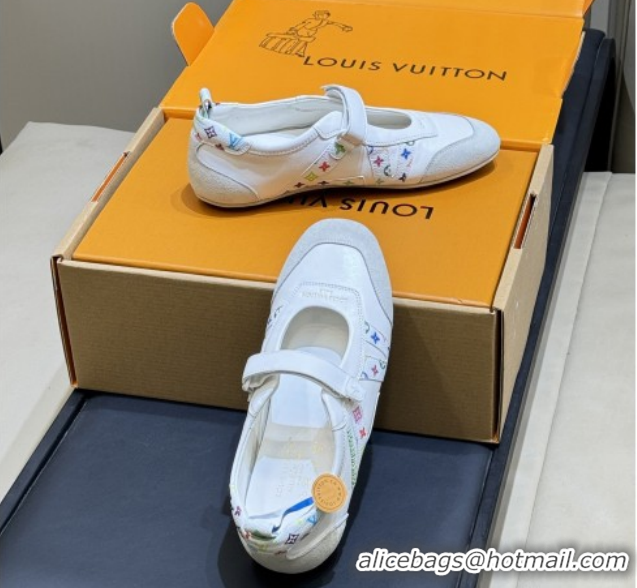 Pretty Style Louis Vuitton LV Sneakerina Mary Jane 1AJPFA White 2026