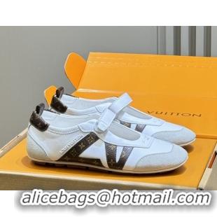 Luxurious Louis Vuitton LV Sneakerina Mary Jane 1AJPFA Monogram/White 2026