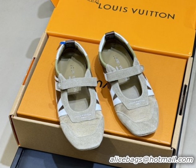 Luxury Discount Louis Vuitton LV Sneakerina Mary Jane 1AJPFA Brown 2026