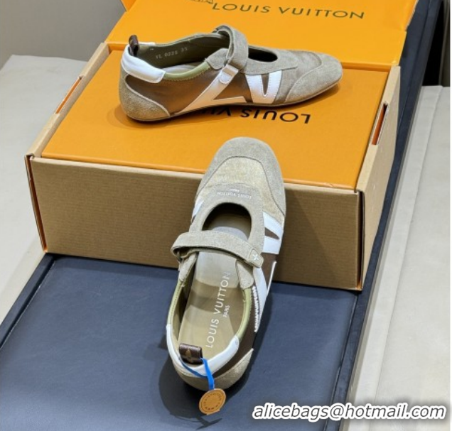 Luxury Discount Louis Vuitton LV Sneakerina Mary Jane 1AJPFA Brown 2026