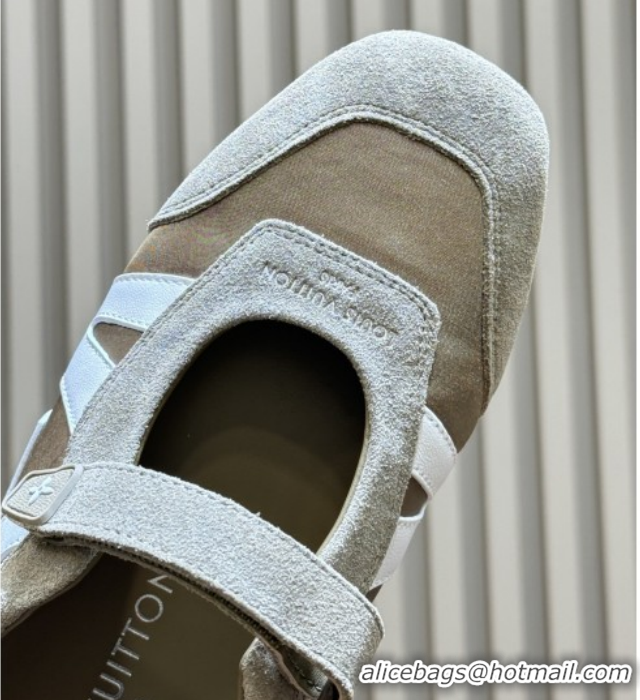 Luxury Discount Louis Vuitton LV Sneakerina Mary Jane 1AJPFA Brown 2026