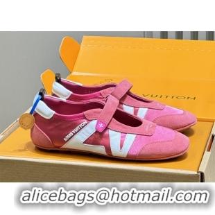 Luxury Louis Vuitton LV Sneakerina Mary Jane 1AJOZK Rosy 2026