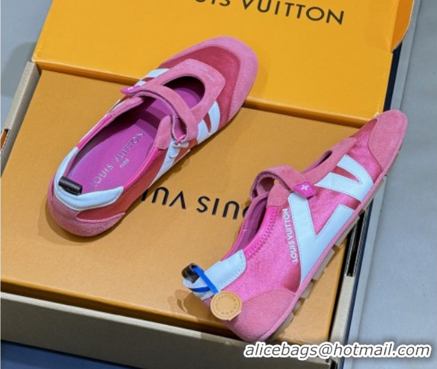 Luxury Louis Vuitton LV Sneakerina Mary Jane 1AJOZK Rosy 2026