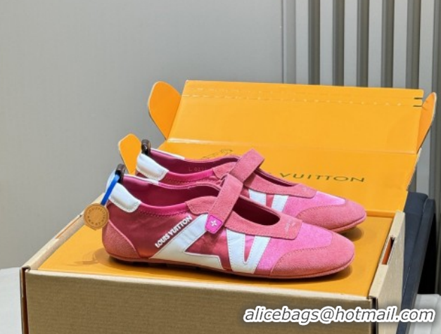 Luxury Louis Vuitton LV Sneakerina Mary Jane 1AJOZK Rosy 2026