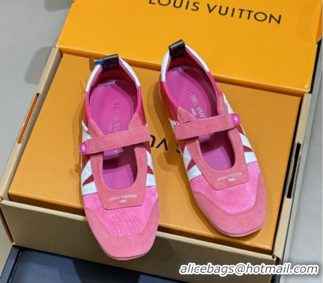Luxury Louis Vuitton LV Sneakerina Mary Jane 1AJOZK Rosy 2026