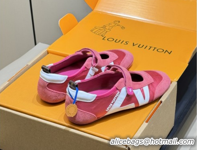 Luxury Louis Vuitton LV Sneakerina Mary Jane 1AJOZK Rosy 2026