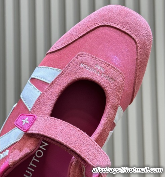 Luxury Louis Vuitton LV Sneakerina Mary Jane 1AJOZK Rosy 2026