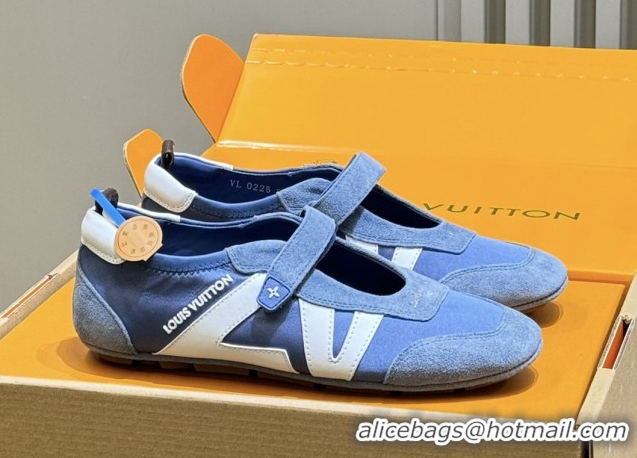 Low Price Louis Vuitton LV Sneakerina Mary Jane 1AJOZK Blue 2026