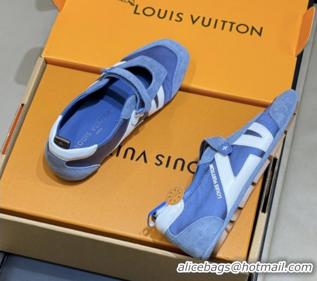 Low Price Louis Vuitton LV Sneakerina Mary Jane 1AJOZK Blue 2026