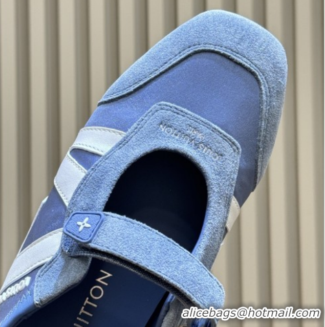 Low Price Louis Vuitton LV Sneakerina Mary Jane 1AJOZK Blue 2026