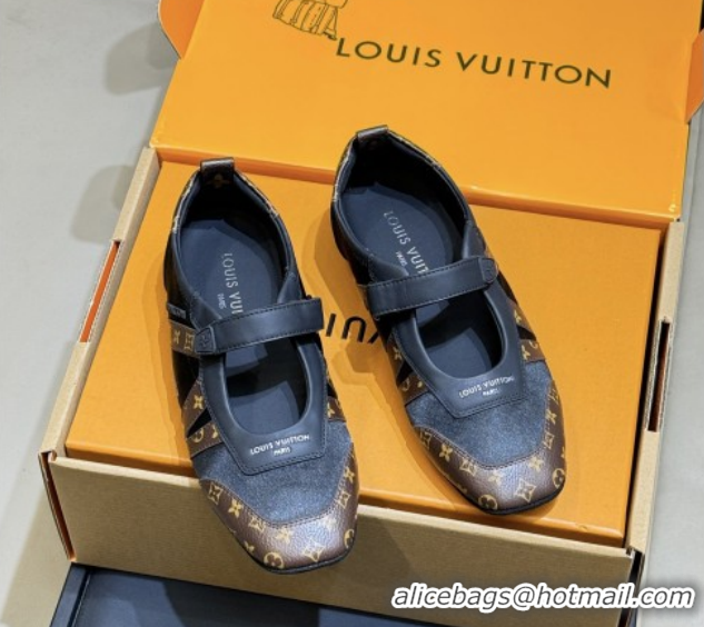 Best Price Louis Vuitton LV Sneakerina Mary Jane 1AJPEU Black 2026