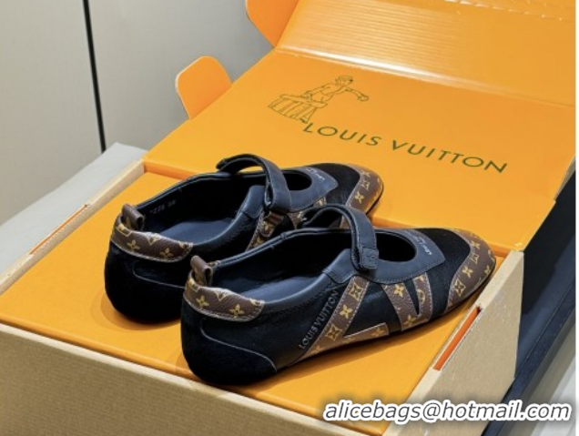 Best Price Louis Vuitton LV Sneakerina Mary Jane 1AJPEU Black 2026