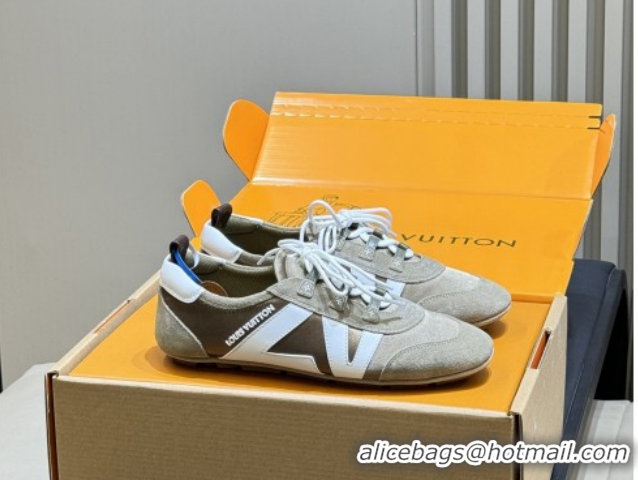 Perfect Louis Vuitton LV Sneakerina 1AJJXW Brown/Beige 2026