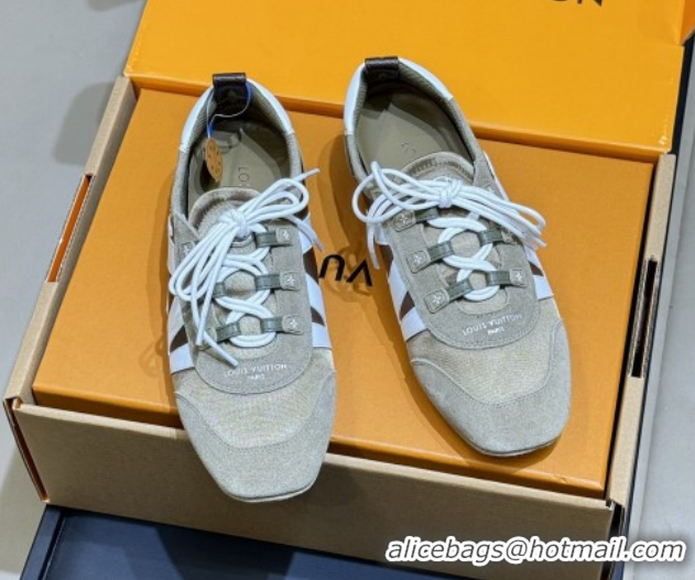 Perfect Louis Vuitton LV Sneakerina 1AJJXW Brown/Beige 2026