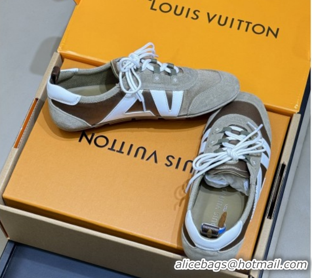 Perfect Louis Vuitton LV Sneakerina 1AJJXW Brown/Beige 2026