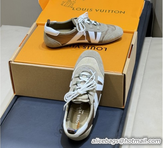Perfect Louis Vuitton LV Sneakerina 1AJJXW Brown/Beige 2026