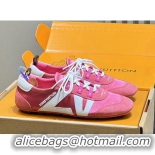 Discount Louis Vuitton LV Sneakerina 1AJJXG Rose 2026