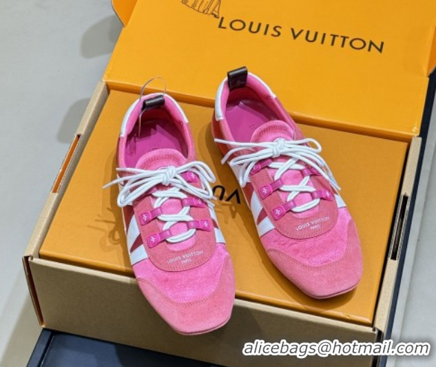 Discount Louis Vuitton LV Sneakerina 1AJJXG Rose 2026