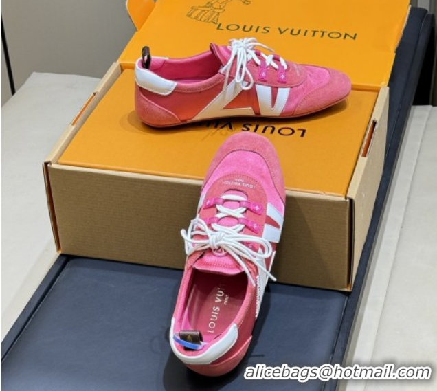 Discount Louis Vuitton LV Sneakerina 1AJJXG Rose 2026