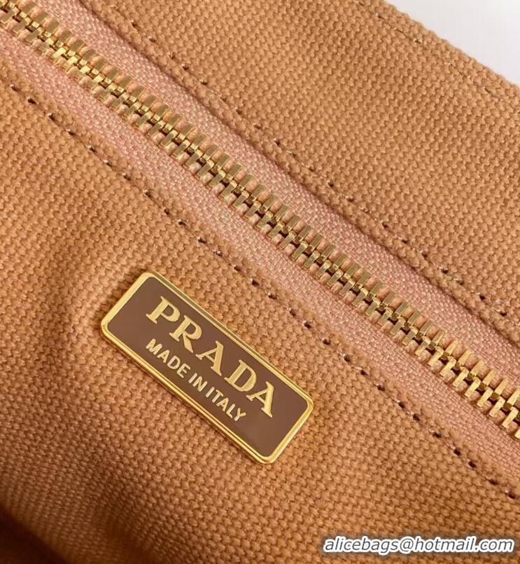 Trendy Design Prada Jardiniere Linen Blend Mini Handbag 1BA038 Brown 2025
