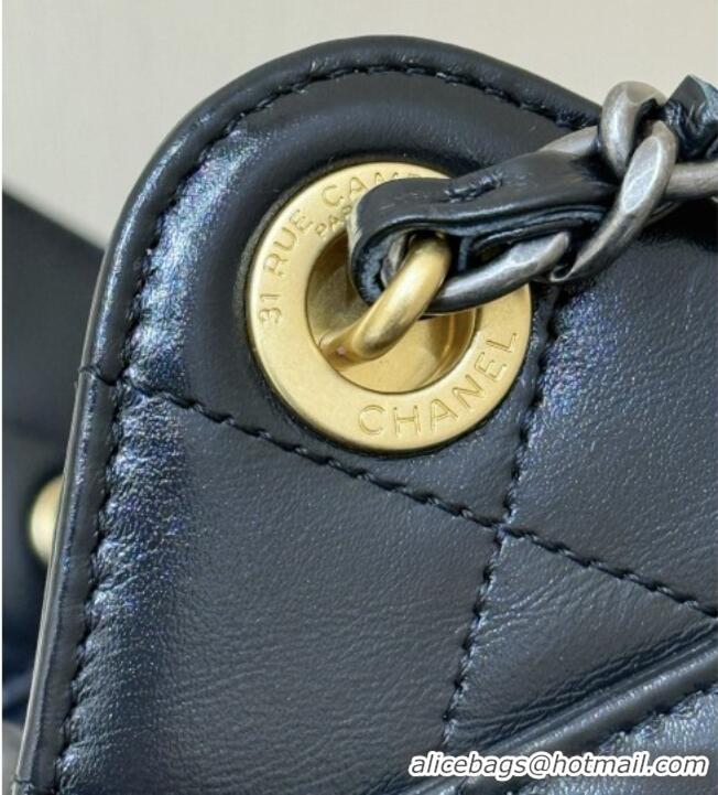 Grade Design Chanel 25 Mini Handbag in Shiny Calfskin AS5631 Black 2026 Top Quality