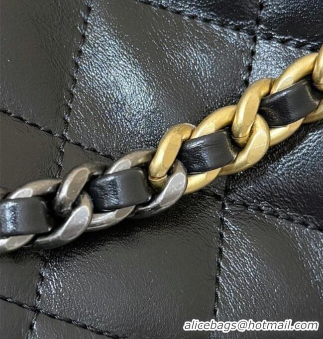 Grade Design Chanel 25 Mini Handbag in Shiny Calfskin AS5631 Black 2026 Top Quality