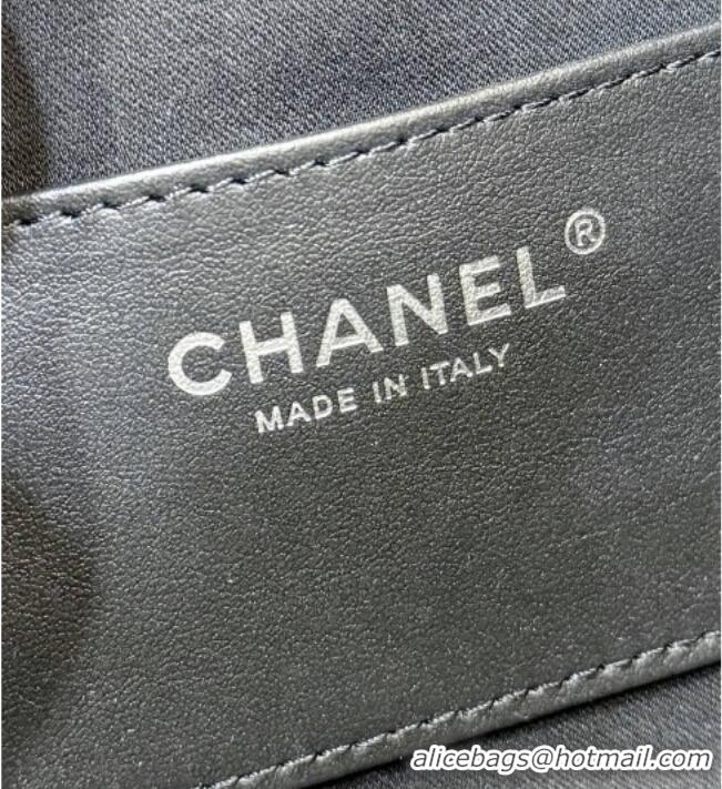 Grade Design Chanel 25 Mini Handbag in Shiny Calfskin AS5631 Black 2026 Top Quality