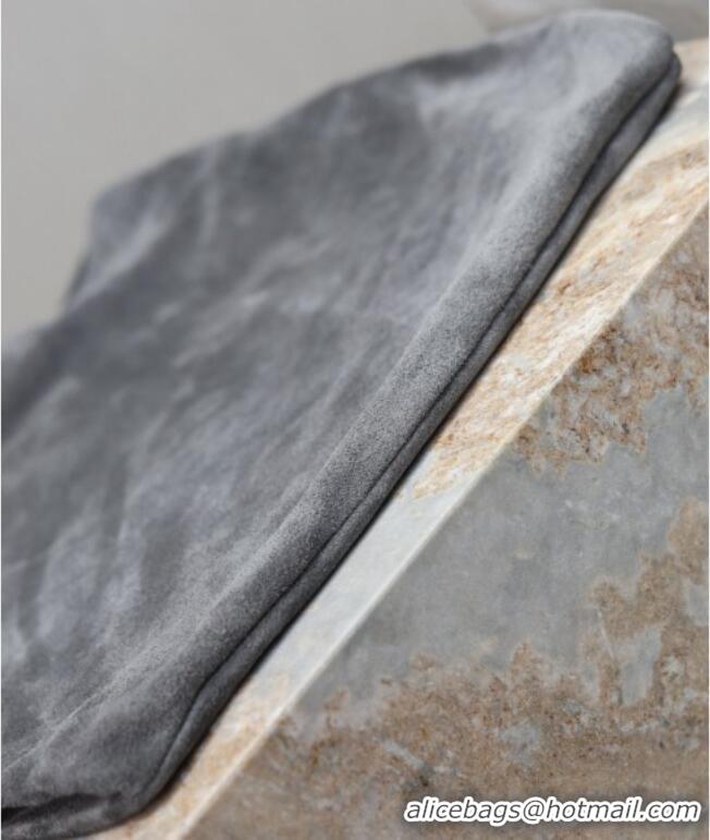 Luxury Discount Saint Laurent Amalia Bag in Suede with Chain 834750 Grey 2026