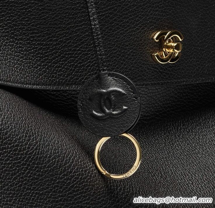 New Fashion Chanel Grained Calfskin Large Shopping Bag AS6289 Black/Gold 2026