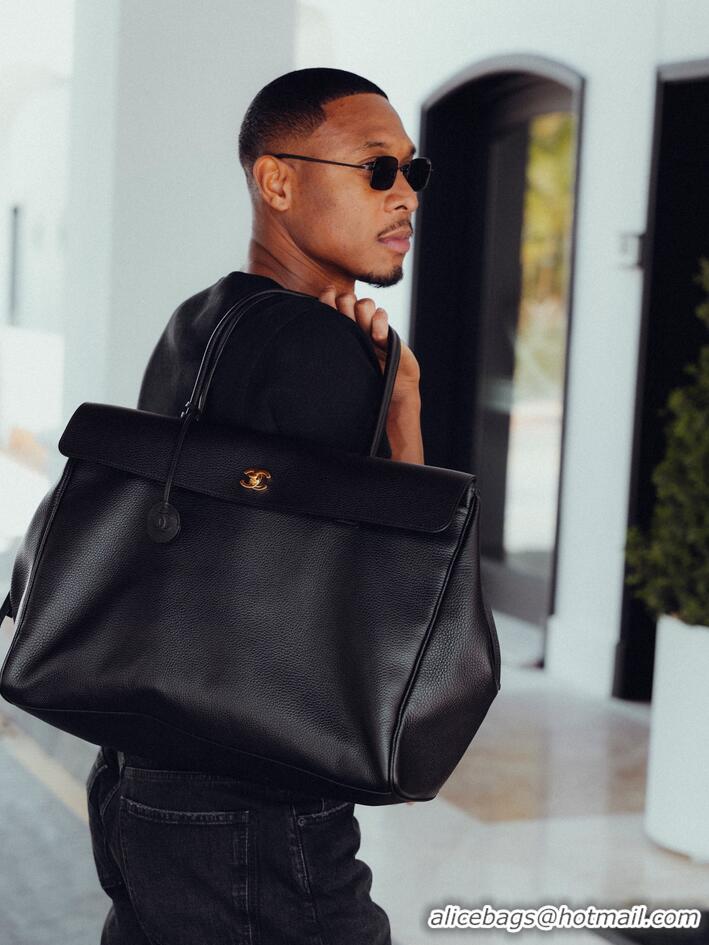 New Fashion Chanel Grained Calfskin Large Shopping Bag AS6289 Black/Gold 2026