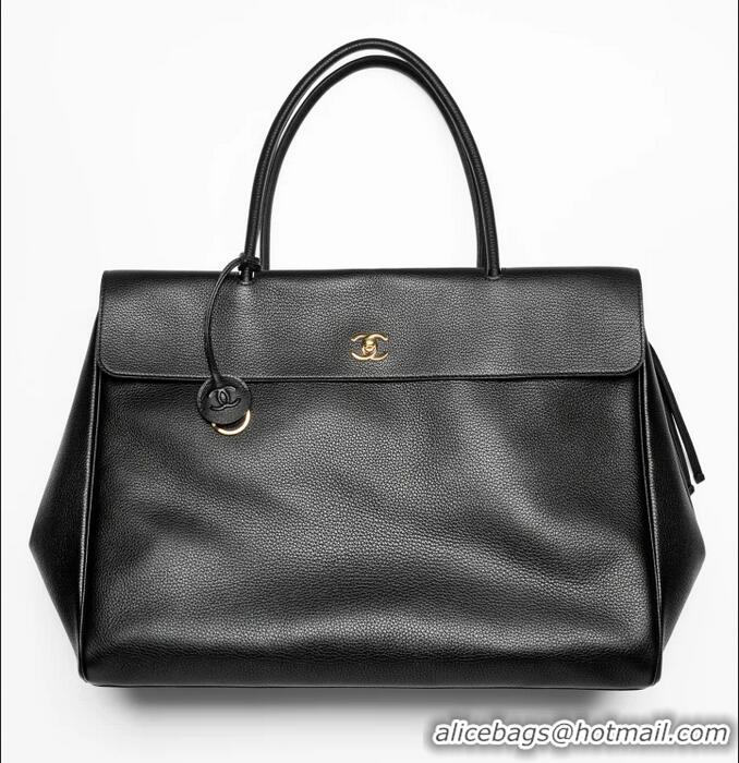 New Fashion Chanel Grained Calfskin Large Shopping Bag AS6289 Black/Gold 2026