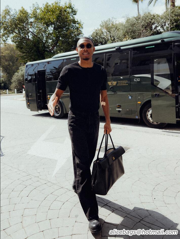 New Fashion Chanel Grained Calfskin Large Shopping Bag AS6289 Black/Gold 2026