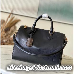 Top Quality Louis Vuitton Epi leather Speedy Soft 30 M25671 Black