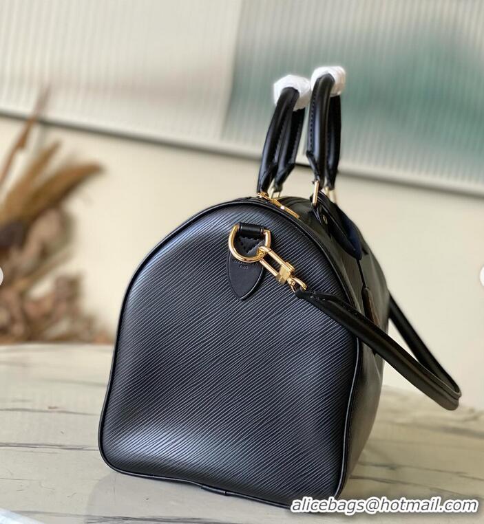 Top Quality Louis Vuitton Epi leather Speedy Soft 30 M25671 Black