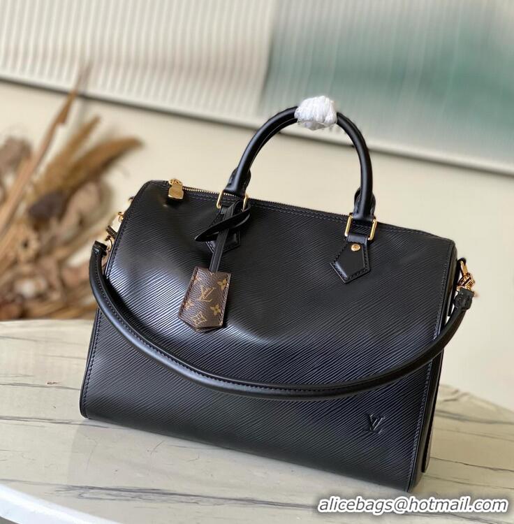 Top Quality Louis Vuitton Epi leather Speedy Soft 30 M25671 Black