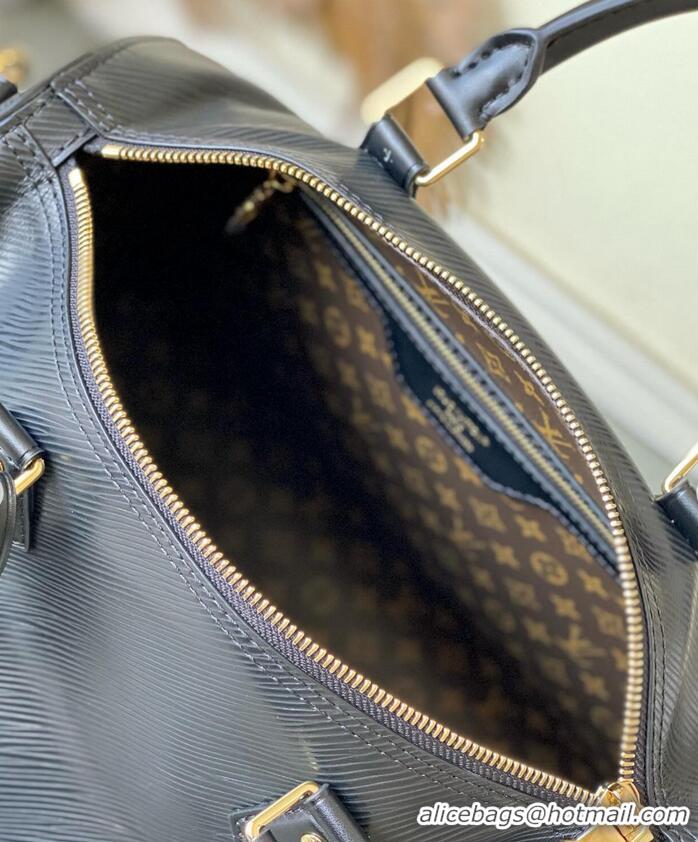 Top Quality Louis Vuitton Epi leather Speedy Soft 30 M25671 Black