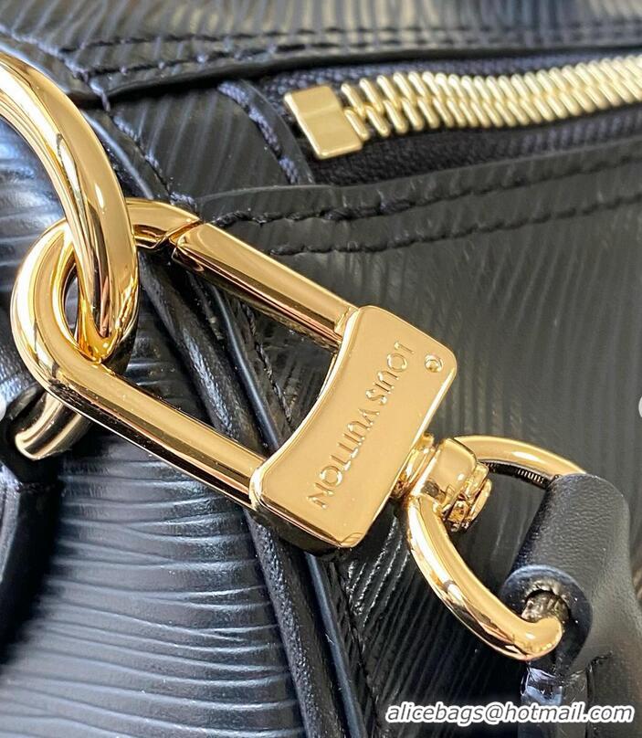 Top Quality Louis Vuitton Epi leather Speedy Soft 30 M25671 Black