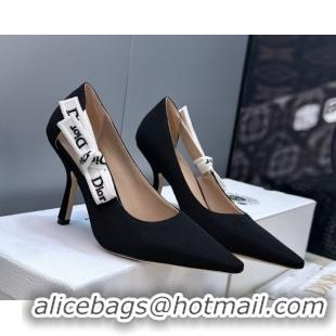 Durable Dior J'Adior Pumps 9.5cm in Technical Fabric Black 2026 DR030201