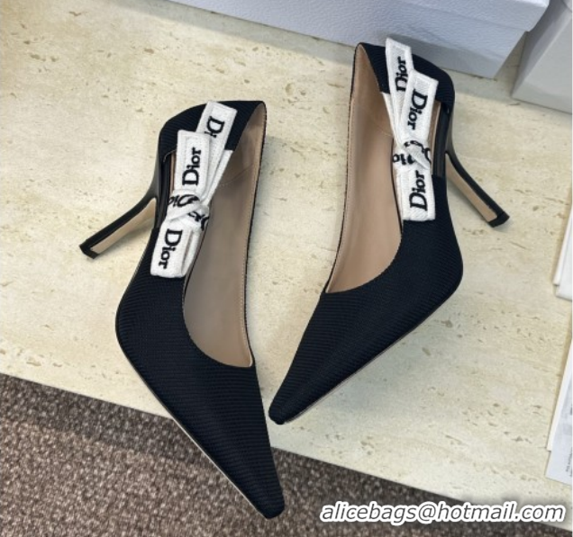 Durable Dior J'Adior Pumps 9.5cm in Technical Fabric Black 2026 DR030201