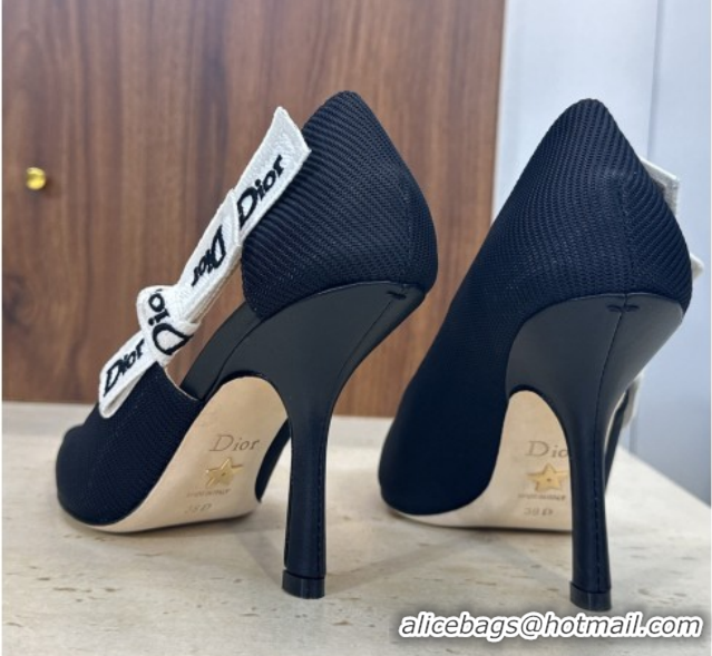 Durable Dior J'Adior Pumps 9.5cm in Technical Fabric Black 2026 DR030201
