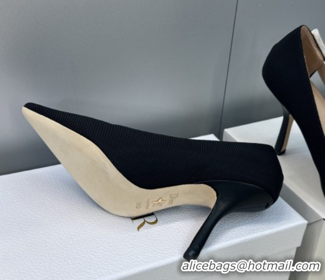 Durable Dior J'Adior Pumps 9.5cm in Technical Fabric Black 2026 DR030201