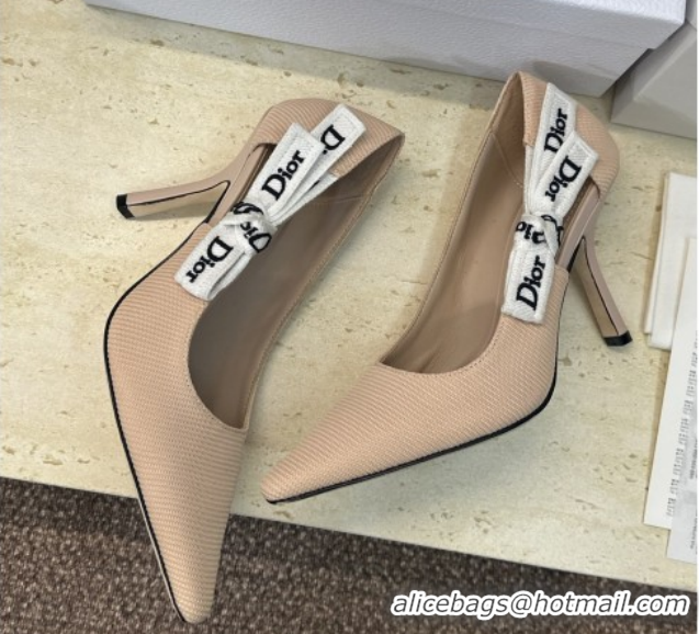 Luxurious Dior J'Adior Pumps 9.5cm in Technical Fabric Nude Pink 2026 DR030201