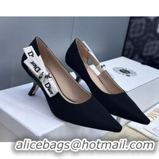 Best Product Dior J'Adior Pumps 6.5cm in Technical Fabric Black 2026 DR030201