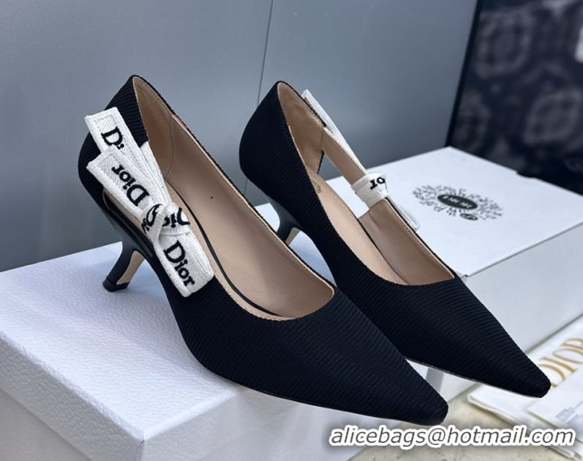 Best Product Dior J'Adior Pumps 6.5cm in Technical Fabric Black 2026 DR030201
