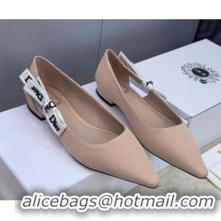 Most Popular Dior J'Adior Ballets Flat in Technical Fabric Nude Pink 2026 DR030201