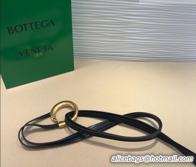 Good Product Bottega Veneta Sardine Calfskin Waist Belt 2011025 Black 2025