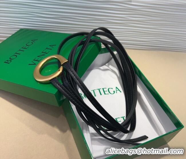 Good Product Bottega Veneta Sardine Calfskin Waist Belt 2011025 Black 2025