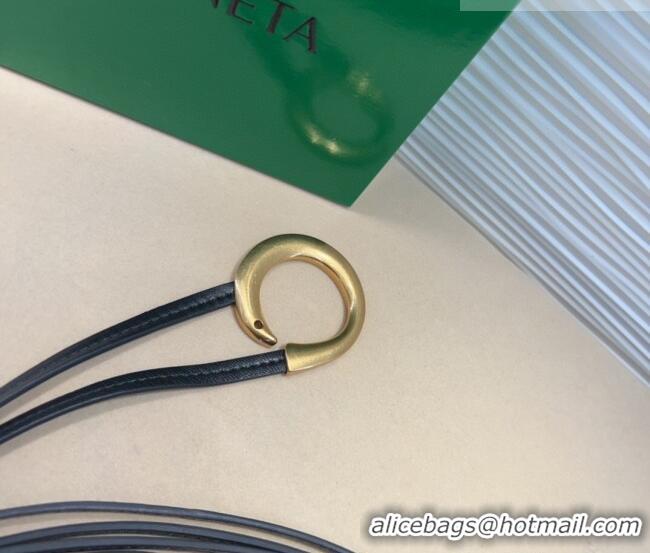 Good Product Bottega Veneta Sardine Calfskin Waist Belt 2011025 Black 2025