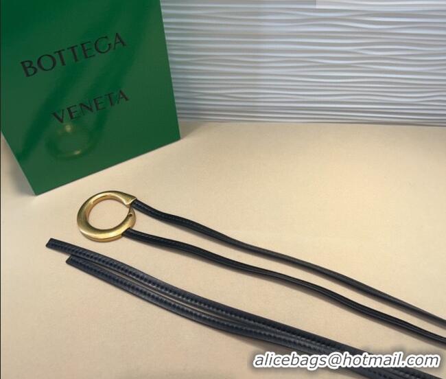 Good Product Bottega Veneta Sardine Calfskin Waist Belt 2011025 Black 2025